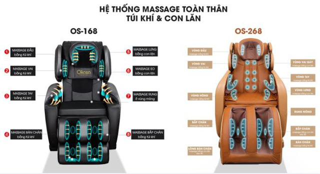 ghế massage okasa os 268